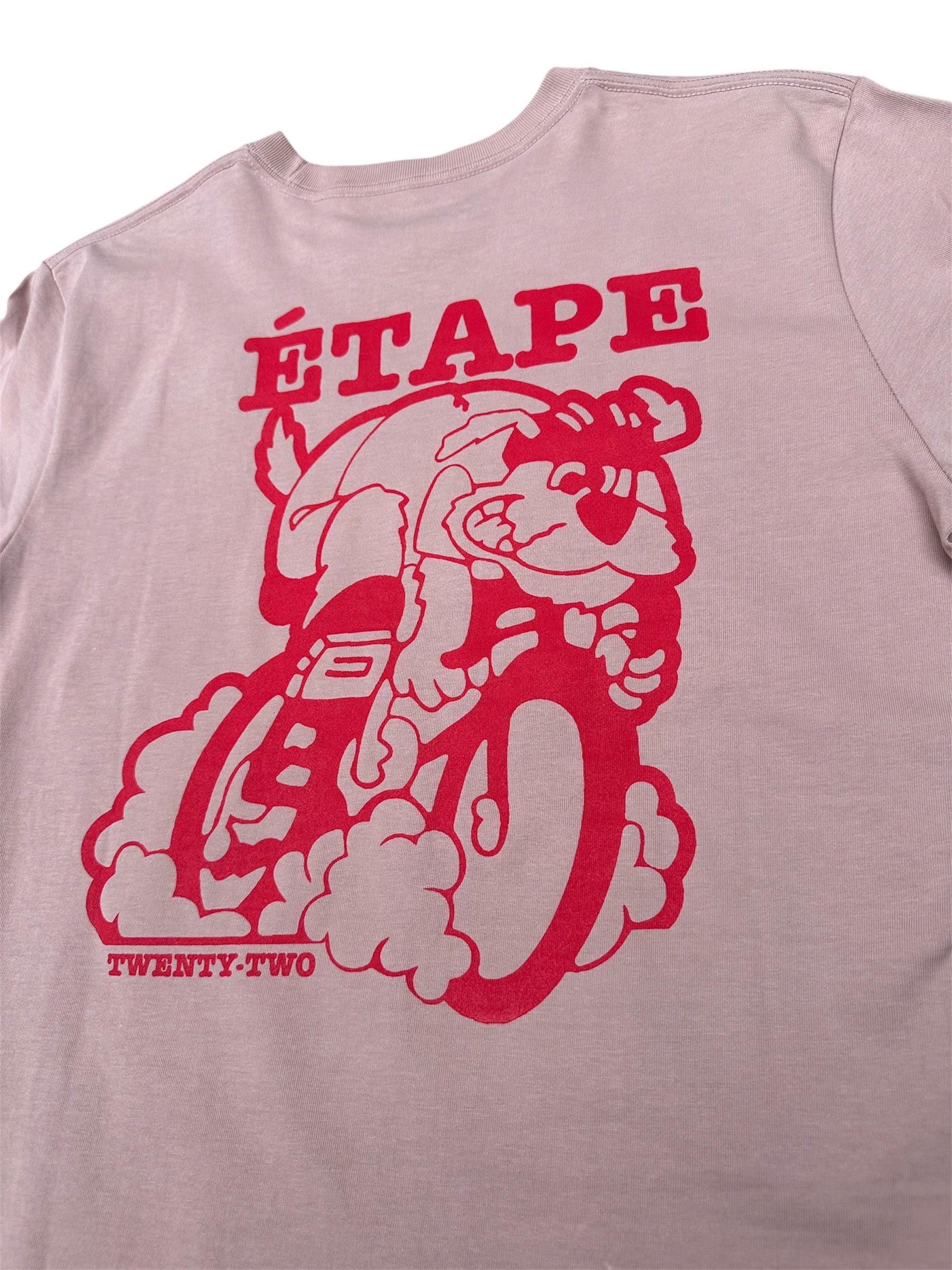 ÉTAPE 22 KEIRIN DOG TEE - ROSE/PINK