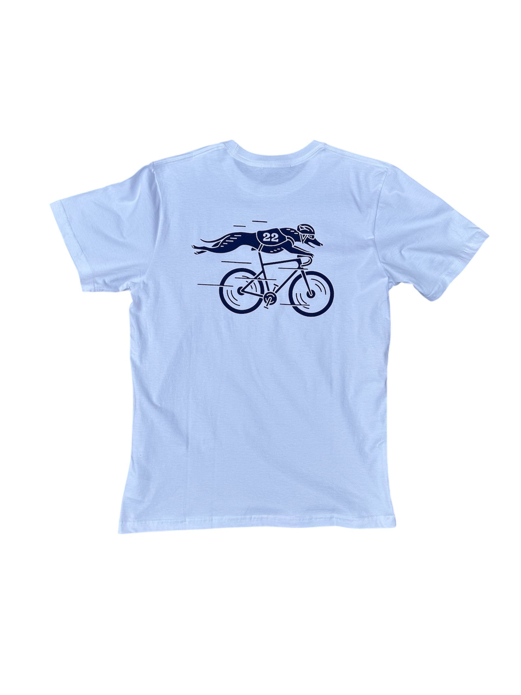 ÉTAPE 22 SCRIPT TEE - WHITE/BLUE