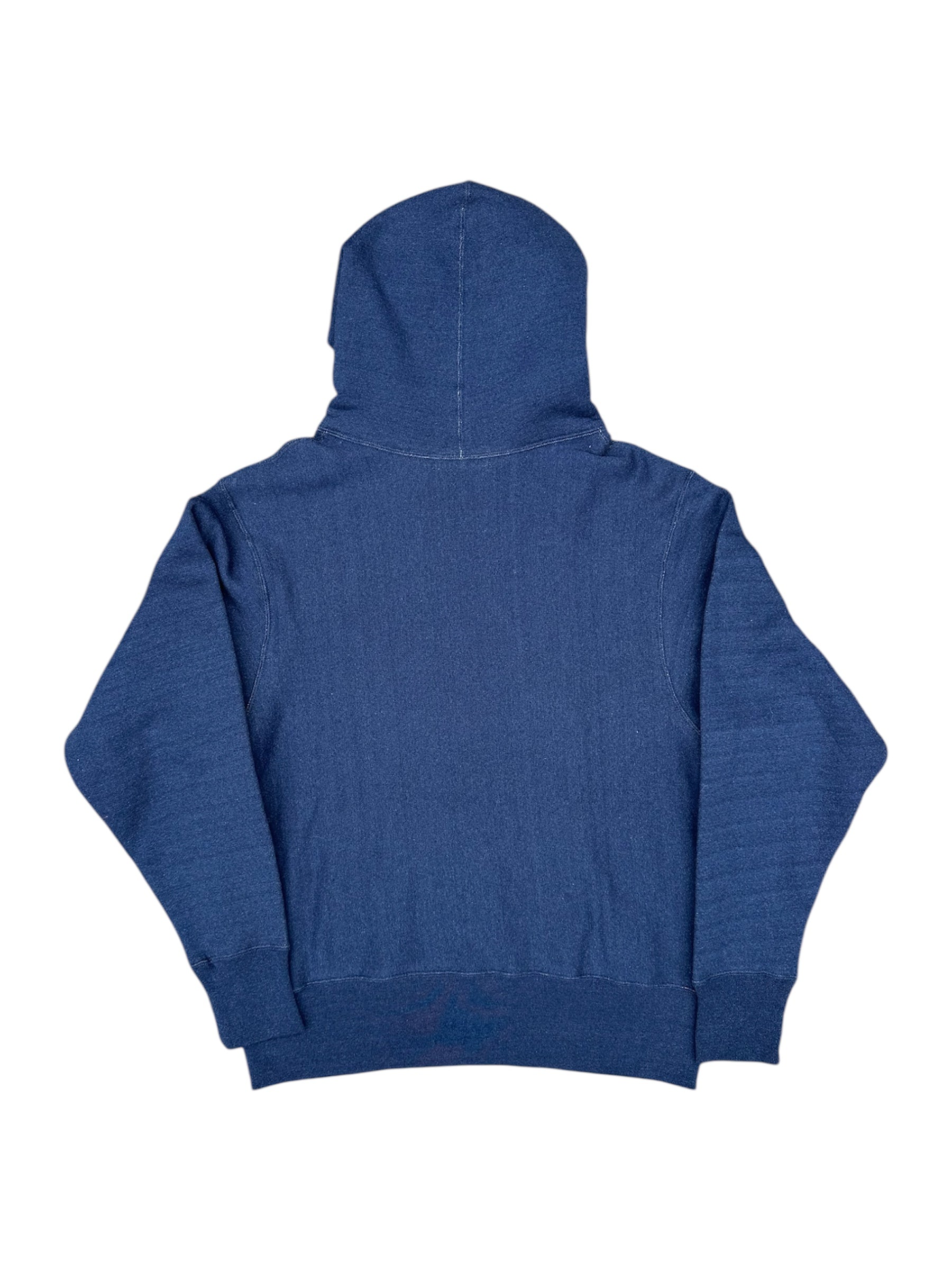 ÉTAPE 22 EMBROIDERED WORDMARK HOODIE - INDIGO