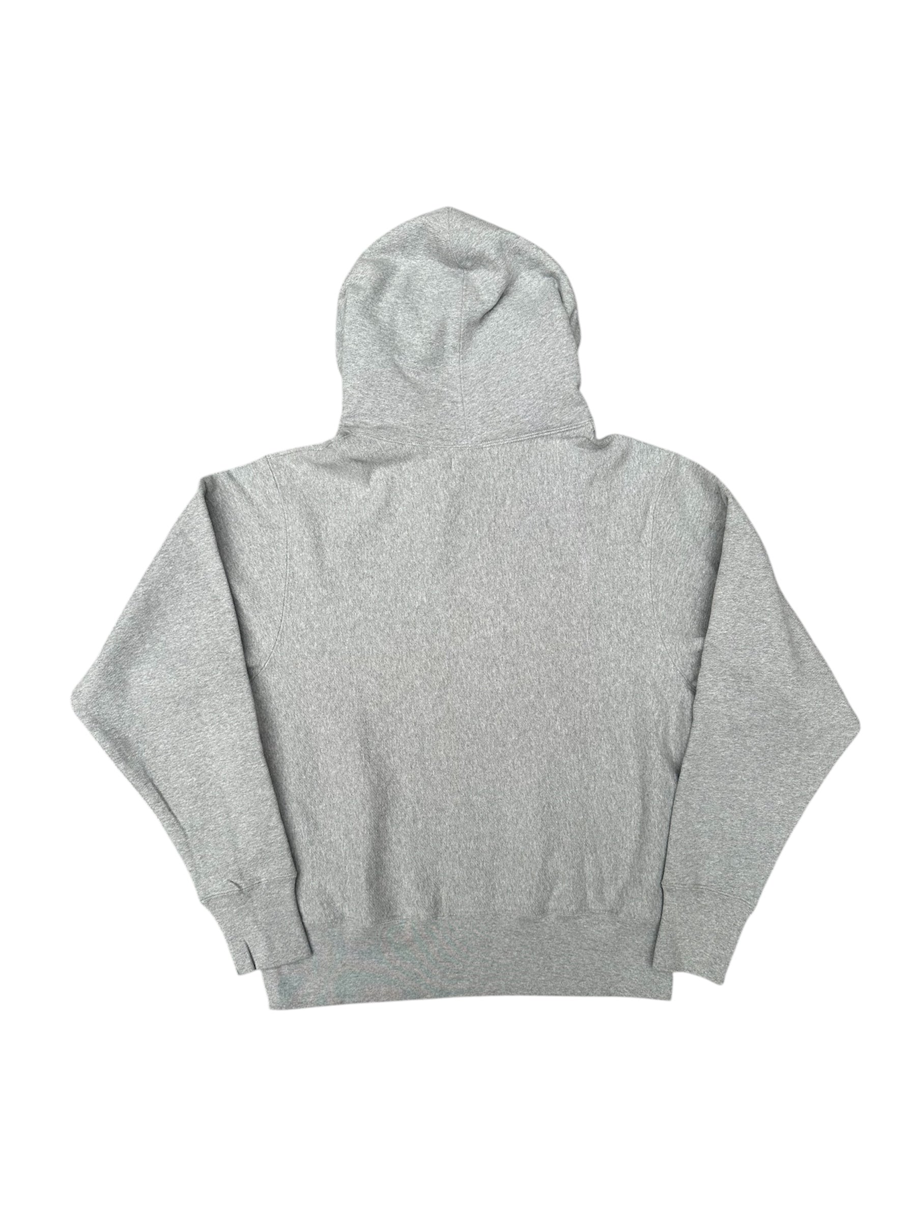 ÉTAPE 22 EMBROIDERED WORDMARK HOODIE - GREY