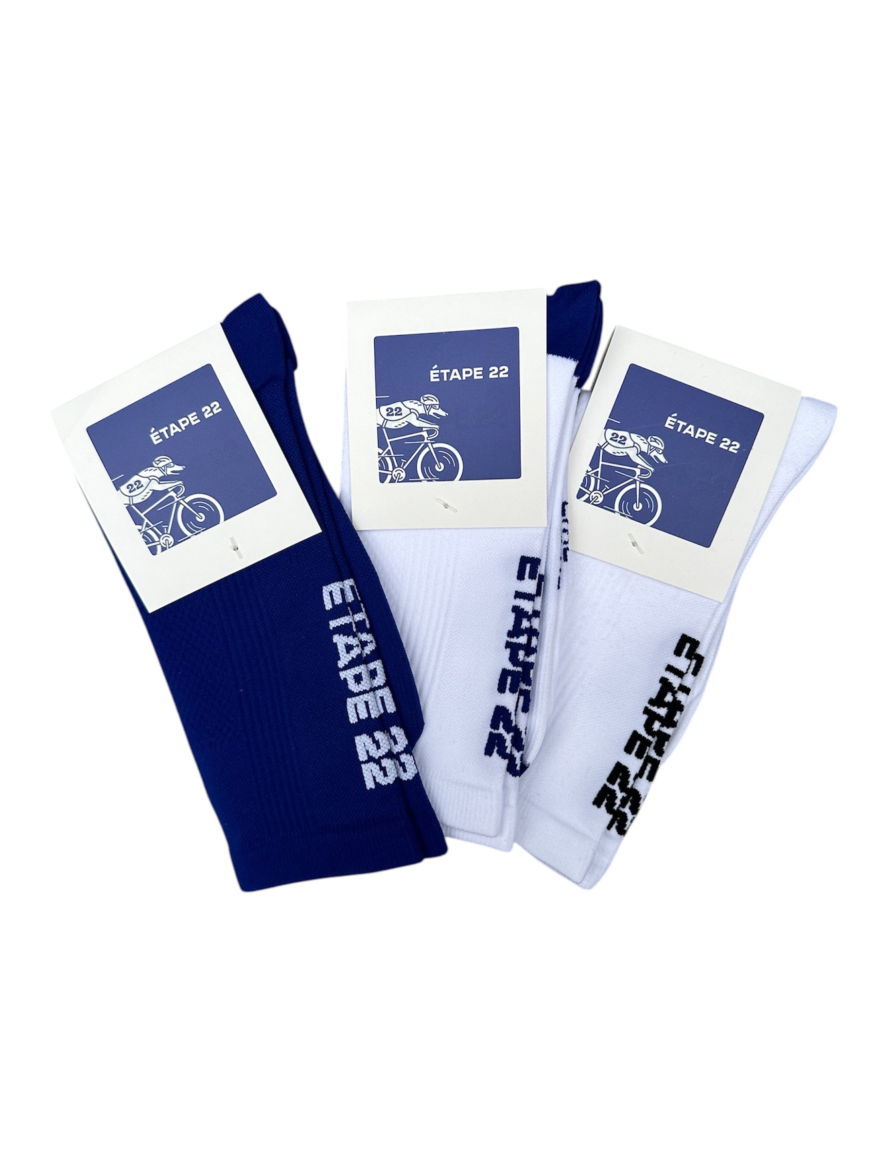 ÉTAPE 22 LOGO SOCKS - 3-PACK